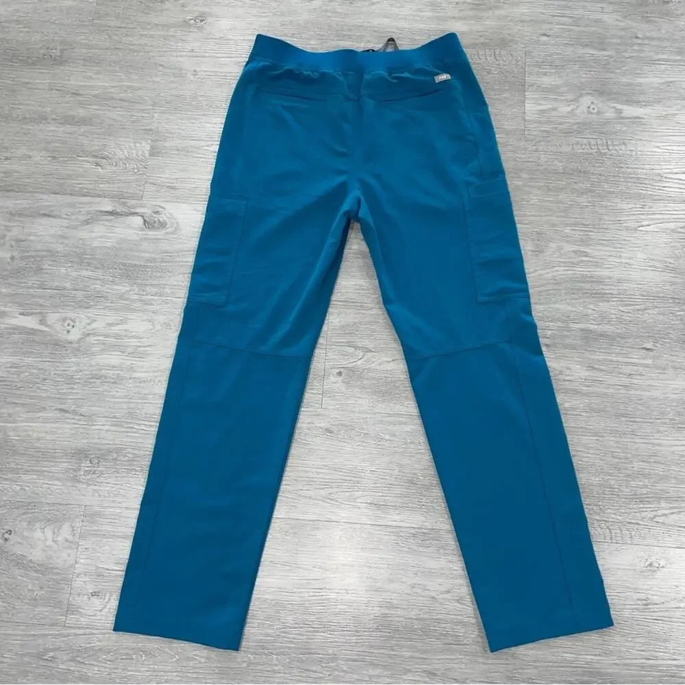 FIGS Axim Cargo Scrub Pant Men’s Medium Blue T2001 Technical Collection